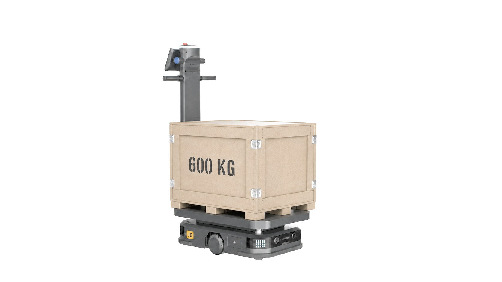 Jeff Bot Pro Max con cassa industriale da 600 kg
